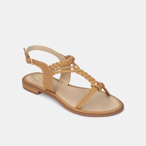Sandalias Para Mujer Bata Caf&eacute; Claro Katherine, 