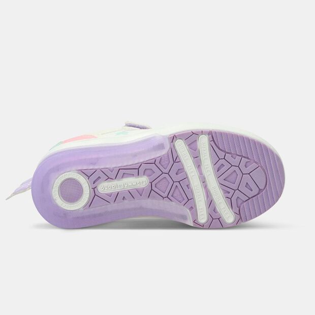 Tenis Con Luces Para Ni&ntilde;a Bubblegummers Multicolor Tania Neon, 