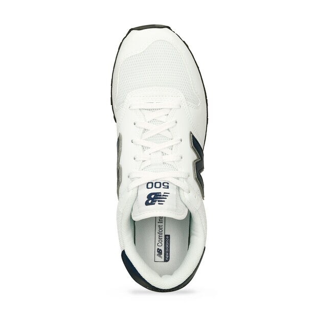 Tenis Para Hombre New Balance Blanco-Negro Men'S 500, 