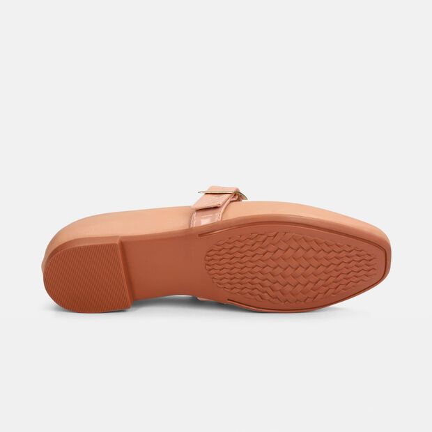 Baleta Para Mujer Bata Nude Kamila Flat, 