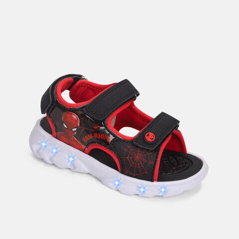 Sandalias Con Luces Para Ni&ntilde;o Licenses Marvel Negro Flint Junior Boys 6 +, 