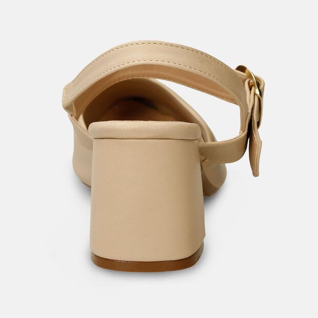 Tacones Para Mujer Bata Beige Juma, 
