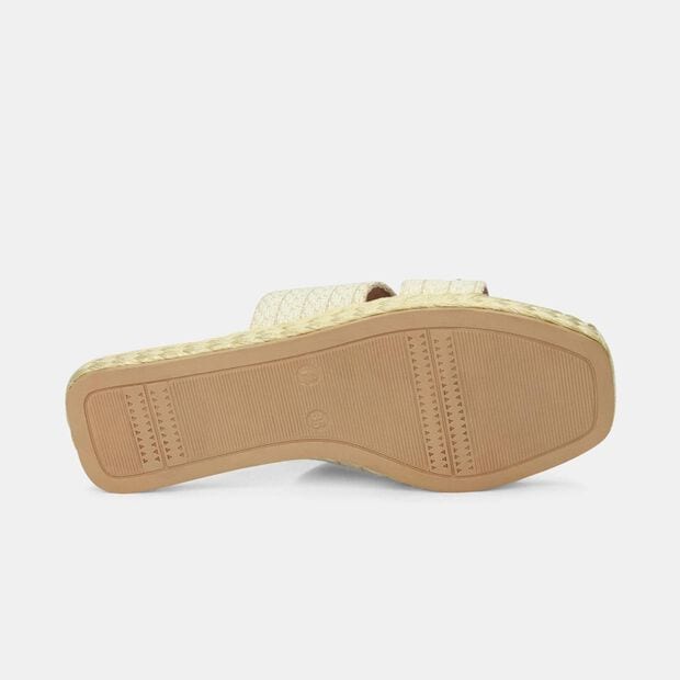 Sandalias Para Mujer Bata Beige Kera, 