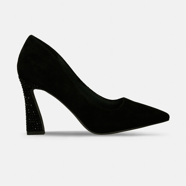 Tacones Para Mujer Bata Negro Irma Carol, 
