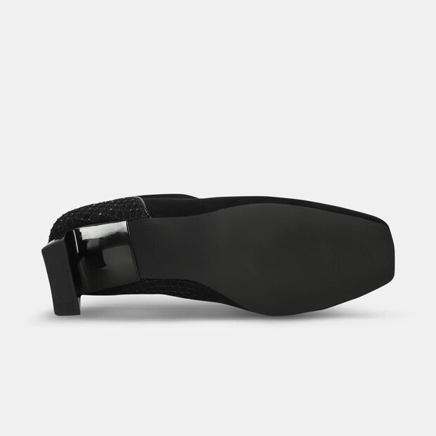 Botines Para Mujer Bata Negro Kim Bruna, 