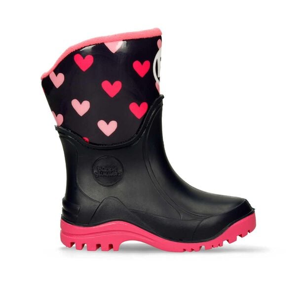 Botas De Lluvia Junior Para Ni&ntilde;a Bubblegummers Fucsia Moka, 