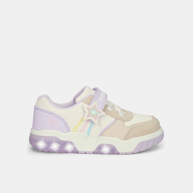 Tenis Con Luces Para Ni&ntilde;a Bubblegummers Multicolor Gunter First Step Girls 1 +, 