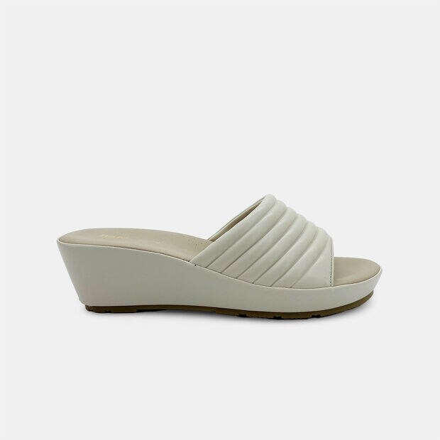 [Online Exclusive] Ladies Wedges Sandal Ivory