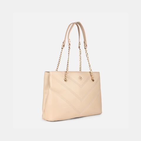 Bata Red Label Yellow Hand Bag For Women