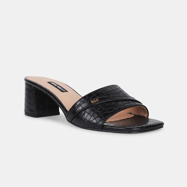 NINE WEST OPEN TOE MID-HEEL MULES FOR WOMEN