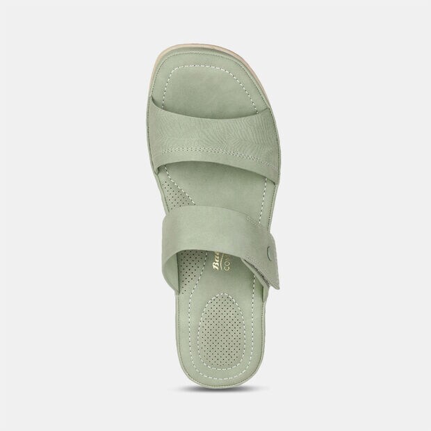 BATA COMFIT BLOCK HEEL MULES FOR WOMEN