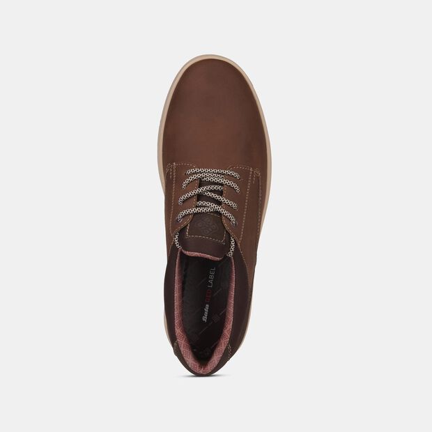Red Label Lace-Up Casual Shoes For Men