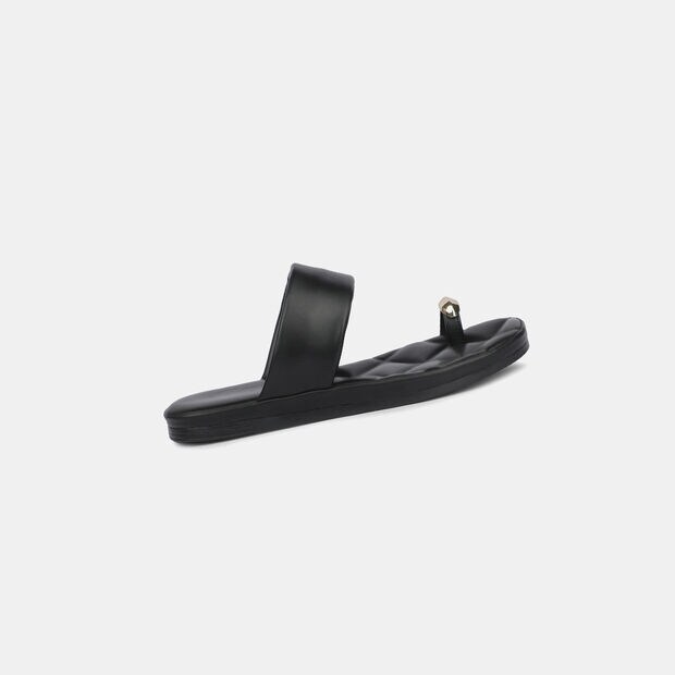 Bata Toe-Ring Flat Slippers For Women