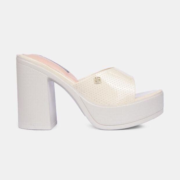 BATA RED LABEL BLOCK HEEL MULES FOR WOMEN