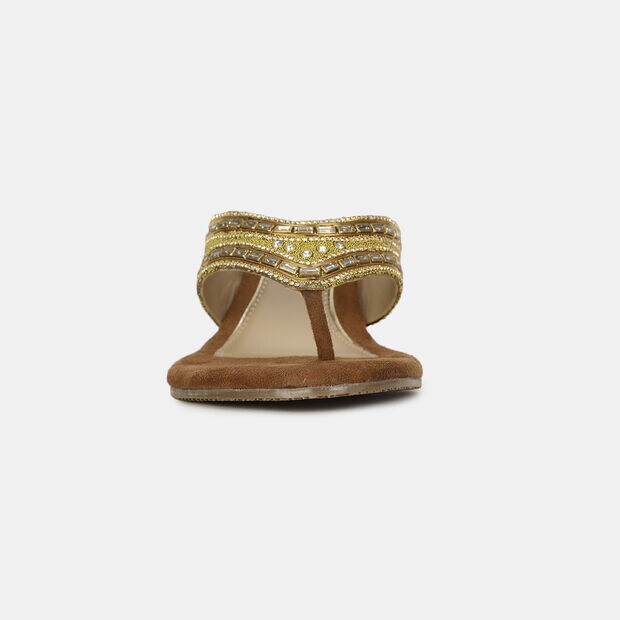 Red Label Heel Thongs for Women