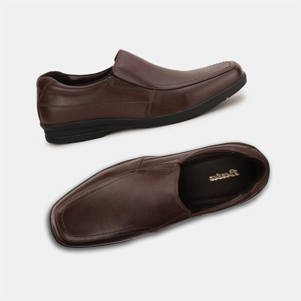 BATA LEATHER FORMAL SLIP-ON SHOES FOR MEN