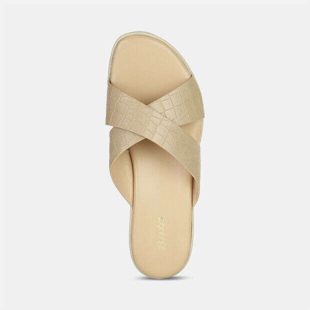 BATA WEDGE HEEL MULES FOR WOMEN