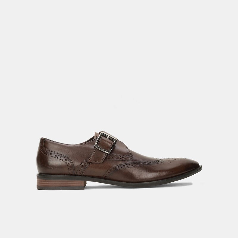 Hush Puppies Brown Formal Shoes For Men Bata