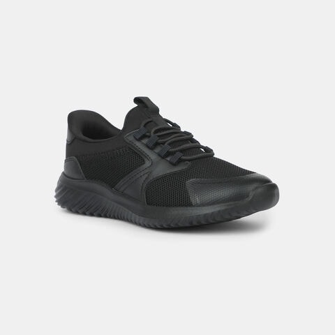 Bubblegummers Black Slip-On Casual Shoes For Kids