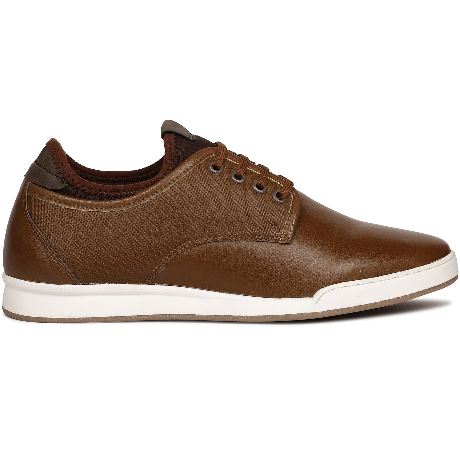 bata brown casual shoes