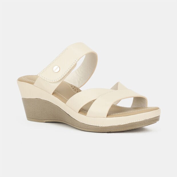 BATA COMFIT CASUAL WEDGE SANDALS FOR WOMEN