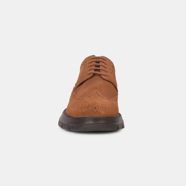 Red Label Lace-Up Casual Shoes For Men