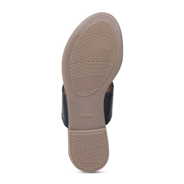 BATA T-STRAP FLAT SLIPPERS FOR WOMEN