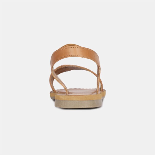 BATA OPEN TOE FLAT SANDALS FOR WOMEN