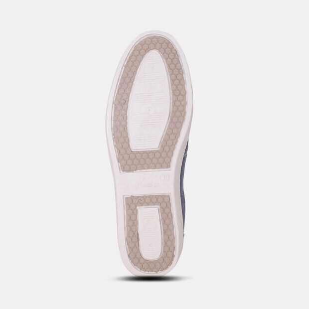 BATA GRAINY TEXTILE DENIM SLIP-ON SHOES FOR MEN