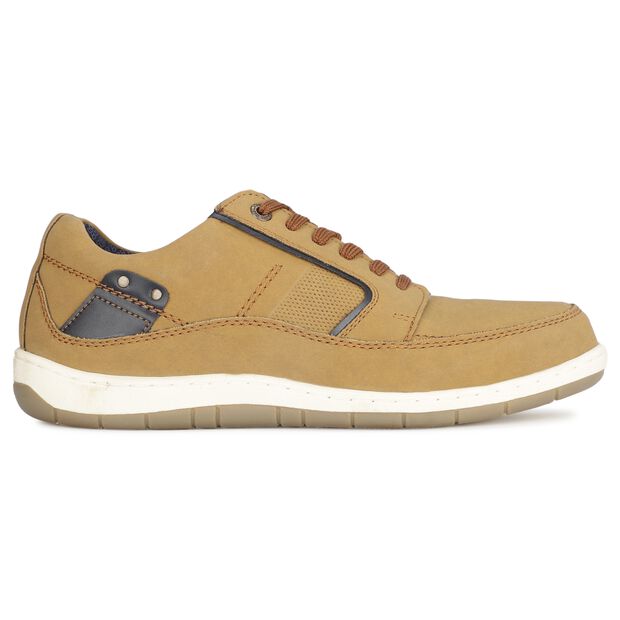 Red Label Lace-Up Casual Shoes For Men