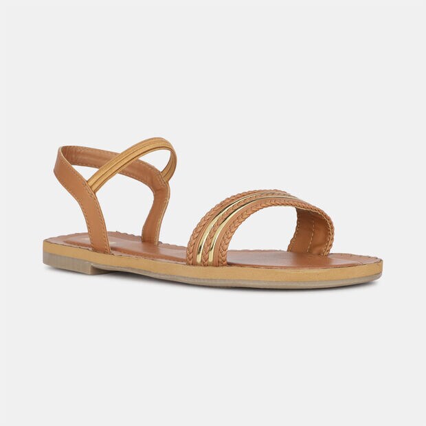 BATA OPEN TOE FLAT SANDALS FOR WOMEN