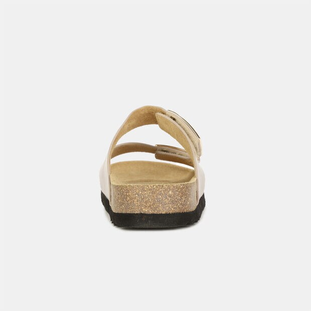 SCHOLL LEATHER MULES FOR WOMEN
