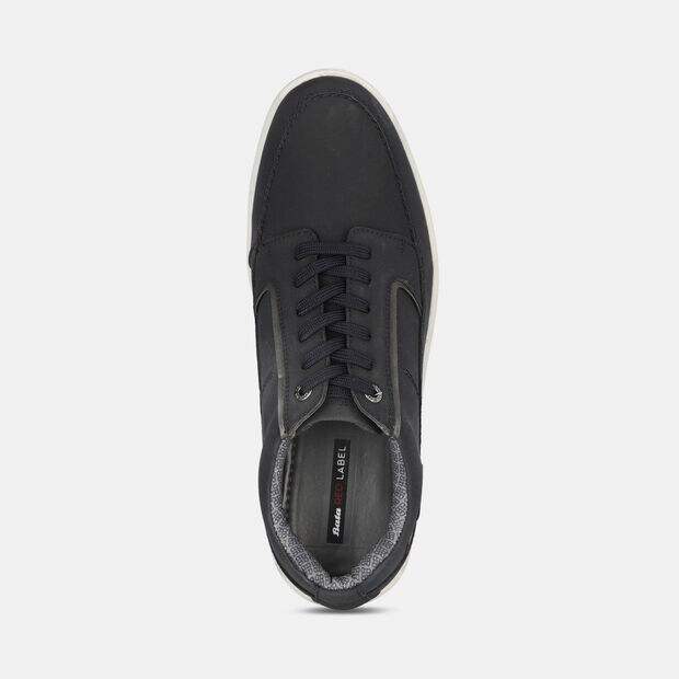 Red Label Lace-Up Casual Shoes For Men