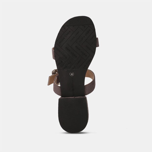MARIE CLAIRE OPEN TOE FLAT MULES FOR WOMEN