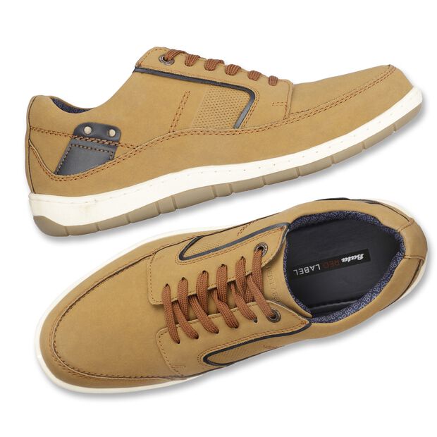 Red Label Lace-Up Casual Shoes For Men