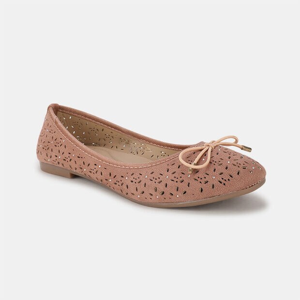 BATA EMBELLISHED BALLERINA FLATS FOR WOMEN