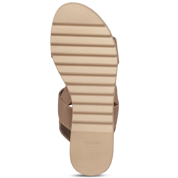 Bata Pink Open Toe Flats For Women