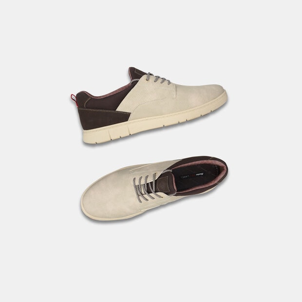 Red Label Lace-Up Casual Shoes For Men