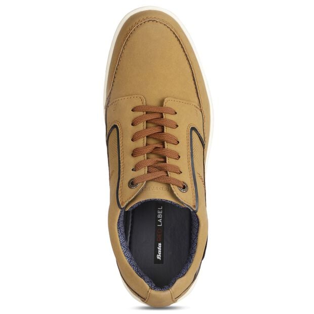 Red Label Lace-Up Casual Shoes For Men