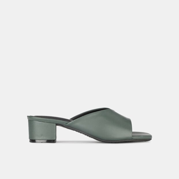 BATA RED LABEL OPEN TOE MID-HEEL MULES FOR WOMEN