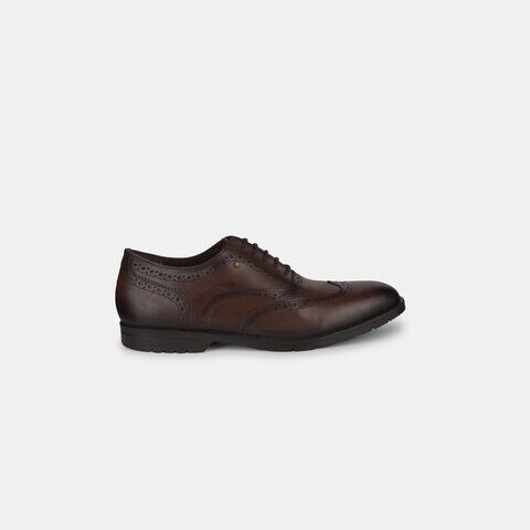 Bata Dark Brown Oxford Formal Shoes For Men