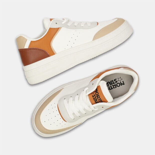 NORTH STAR COLORBLOCKED PERFORATED SNEAKER SHOES FOR WOMEN