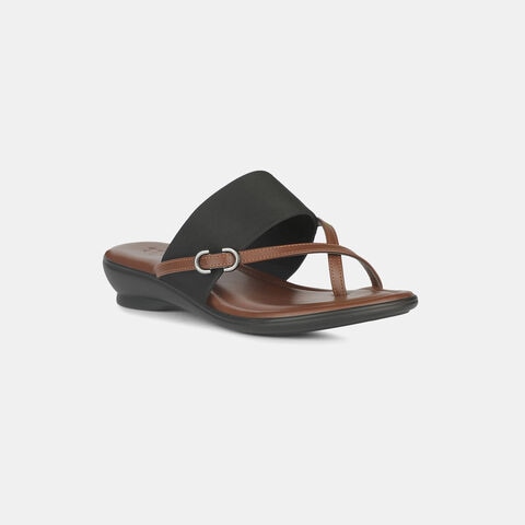 Bata Black Toe Ring For Women