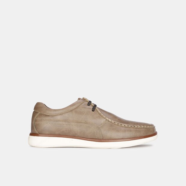 BATA COMFIT DERBY STYLE SHOES WITH LACE-UP DETAIL FOR MEN