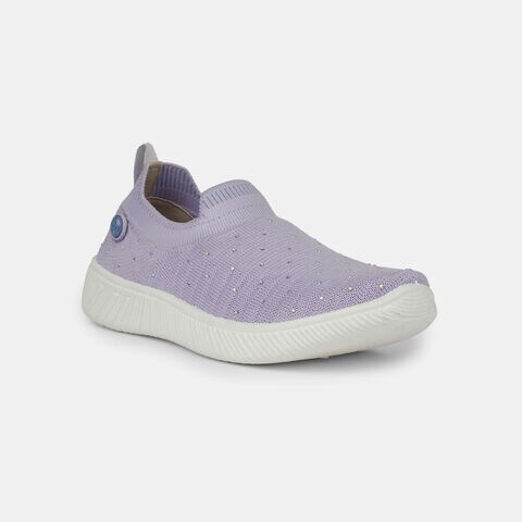Bubblegummers Purple Slip-On Casual Shoes For Kids