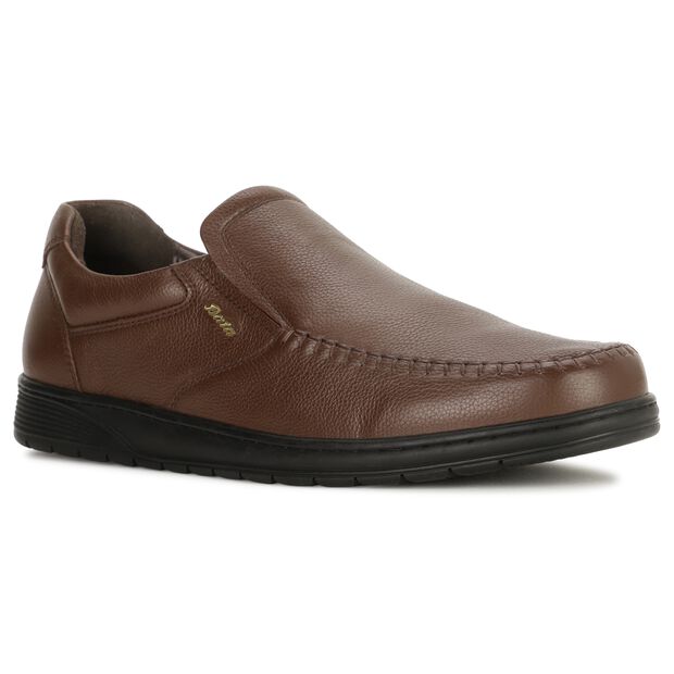 BATA LEATHER FORMAL SLIP-ON SHOES FOR MEN