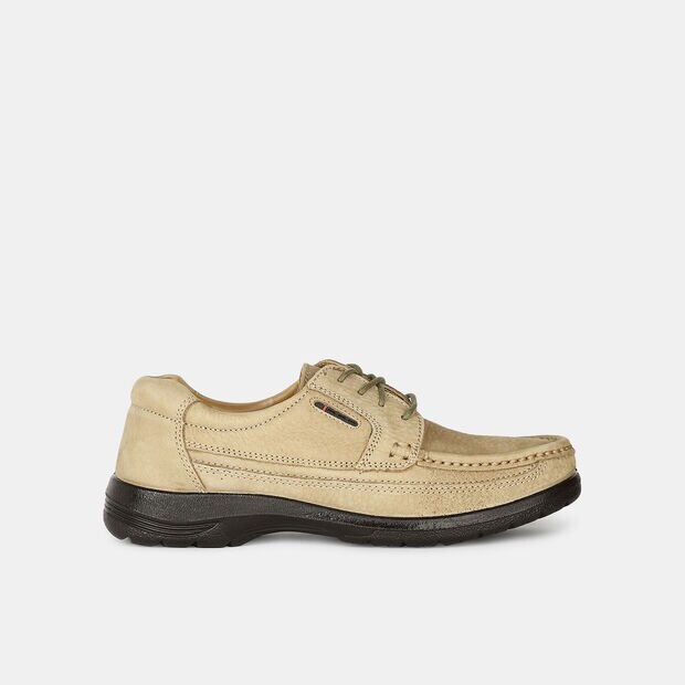 BATA SUEDE OUTDOOR SHOES WITH LACE-UP CLOSURE FOR MEN