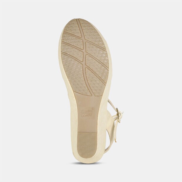Bata Comfit Casual Wedge Heel Sandals For Women