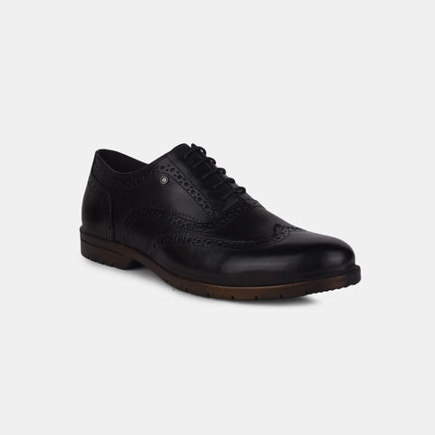 Bata Black Oxford Formal Shoes For Men