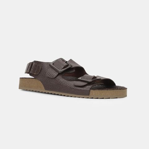 BATA DARK BROWN SANDALS FOR MEN
